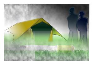 Smoking at Cilcain 1966